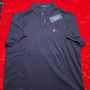 Polo by Ralph Lauren Custom Fit Navy Polo Shirt XXL